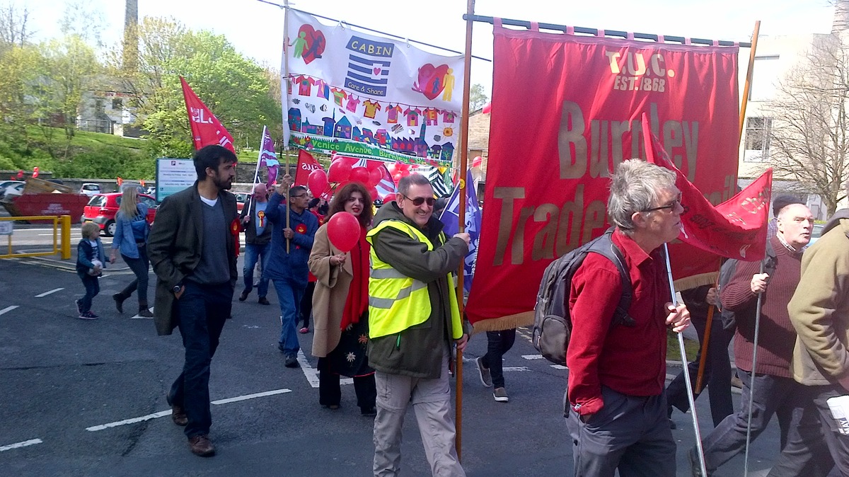 Burnley May Day parade 2015